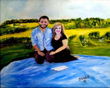 F&S Gift Store Handmade | PERSONALIZED WEDDING GIFT for Couples | wedding gift | Bridal shower | portrait from photo | painting from photo
