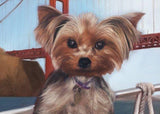 F&S Gift Store Miniature Custom Portrait - Oil Painting - Mini Portrait - Unique Gift