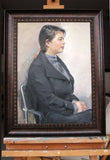 F&S Gift Store custom oil portrait, 16"x20" face with body portrait painting, gift for her, family portrait, gift for mom,