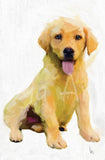 F&S Gift Store CUSTOM DOG ART Custom dog portrait Custom dog print Painting Oil pet portrait Custom Custom pet painting Pet Portrait Dog Pet Portrait Pets