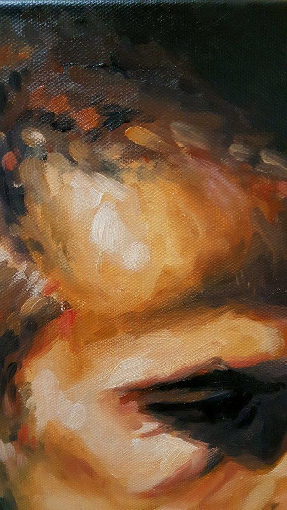 Personalized Oil Painting From Photos, handcraft art on Canvas-Show Case SIR101656-12
