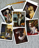 F&S Gift Store CUSTOM Dog Portrait - Personalized Dog Painting - Custom Pet Portrait - Simple Background