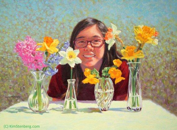 Personalized Oil Painting From Photos, handcraft art on Canvas-Show Case OEH101612-24