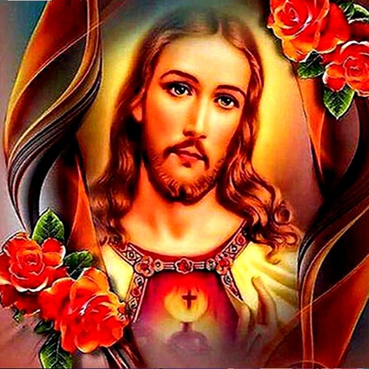 F&S Diamond Painting Store Jesus And Flower