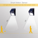 20 LEDs Solar Powered Light PIR Motion Sensor Wireless Solar Lamp Waterproof Outdoor Garden Yard Wall LED Light Lamps