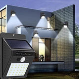 20 LEDs Solar Powered Light PIR Motion Sensor Wireless Solar Lamp Waterproof Outdoor Garden Yard Wall LED Light Lamps