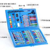 Children's drawing set 86 pieces of crayon watercolor pen combination
