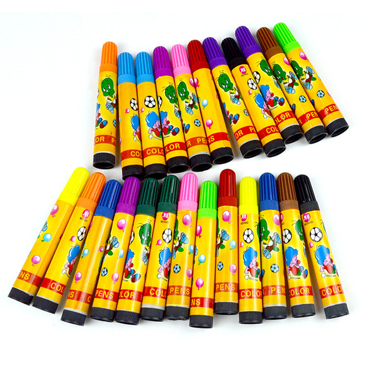 Children's drawing set 86 pieces of crayon watercolor pen combination