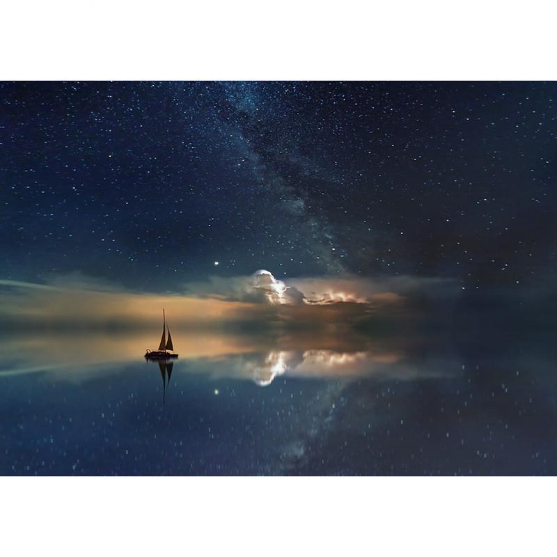 F&S Diamond Painting Store Boat on Milky Way