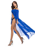 One-shoulder Chiffon Dress