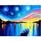 F&S Diamond Painting Store Colorful Boat Painting