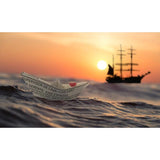 F&S Diamond Painting Store Paper Boat at Sunset