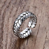 Simple 7MM adjustable men's ring