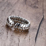 Simple 7MM adjustable men's ring