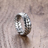 Simple 7MM adjustable men's ring