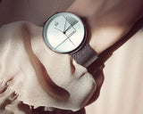 Luxury steel quartz ladies watch