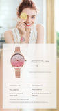 Fashion luxury mesh ladies watch