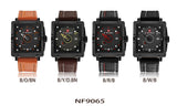 NAVIFORCE Men's Top Brand Luxury Casual Quartz Leather Sports Clock Gift Men's Watch