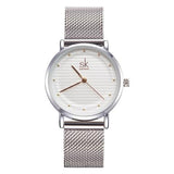 Quartz texture ladies watch