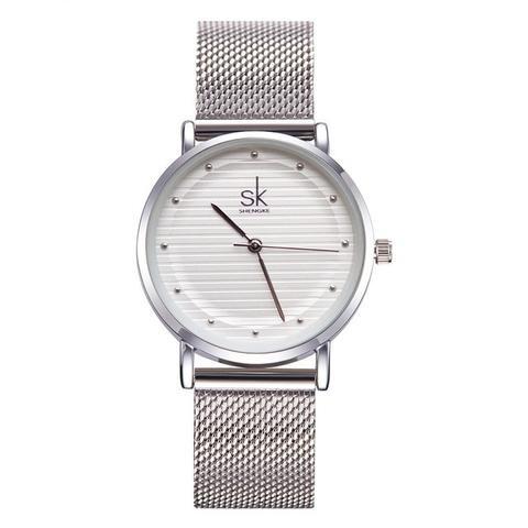 Quartz texture ladies watch