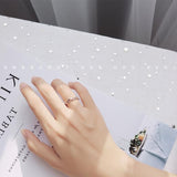 Fashion 925 sterling silver hexagonal ladies ring
