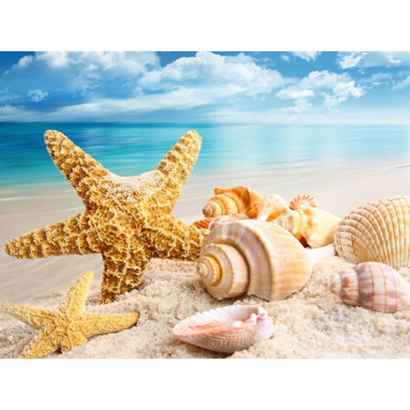 F&S Diamond Painting Store Shells on Beach 50x60cm