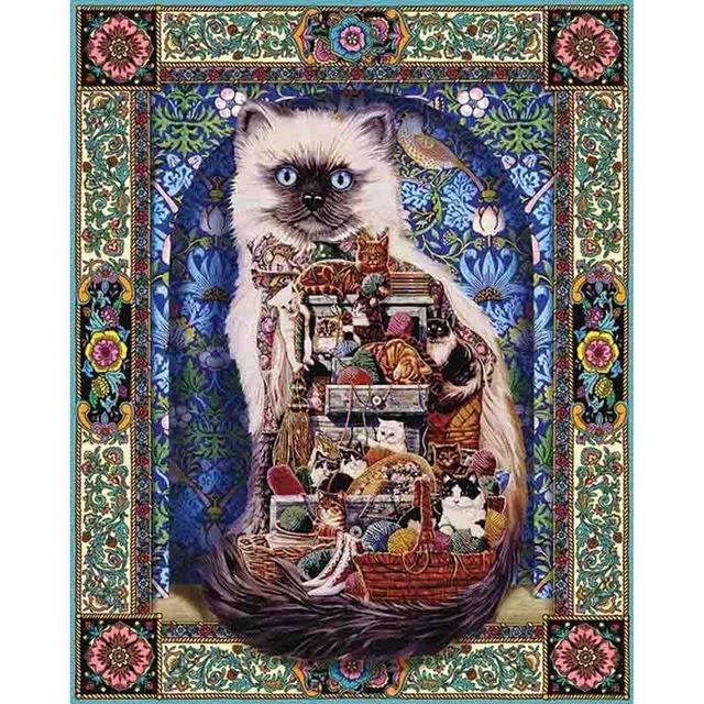 F&S Diamond Painting Store Katten Mozaïek 20x25cm