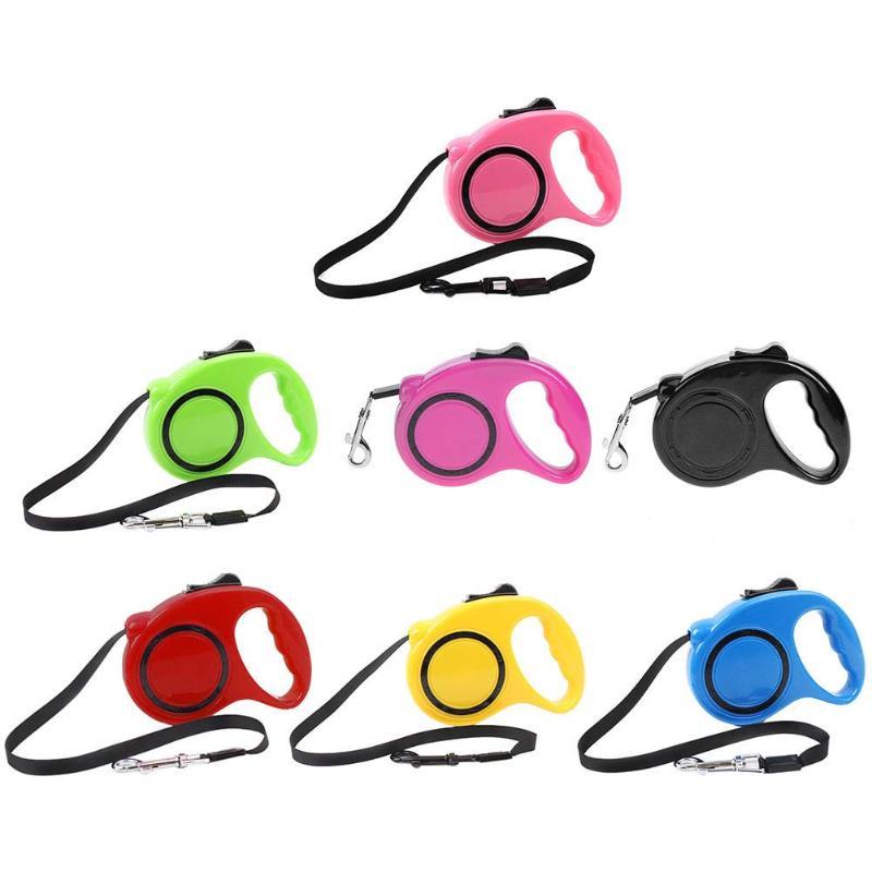 F&S Automatic Retractable Nylon Dog Leashes for Small Medium Dogs