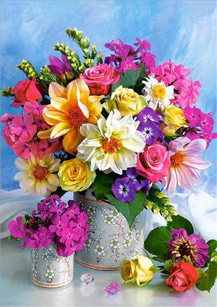 F&S Diamond Painting Store Flower arrangement Large & Small 30x40cm