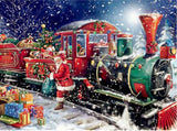 F&S Diamond Painting Store Santa Claus with Train 20x30cm