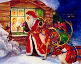 F&S Diamond Painting Store Santa Claus at the Window 25x30cm