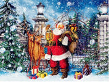 F&S Diamond Painting Store Santa Claus for Fence 25x30cm