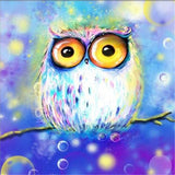 F&S Diamond Painting Store Owl Colorful 25x25cm