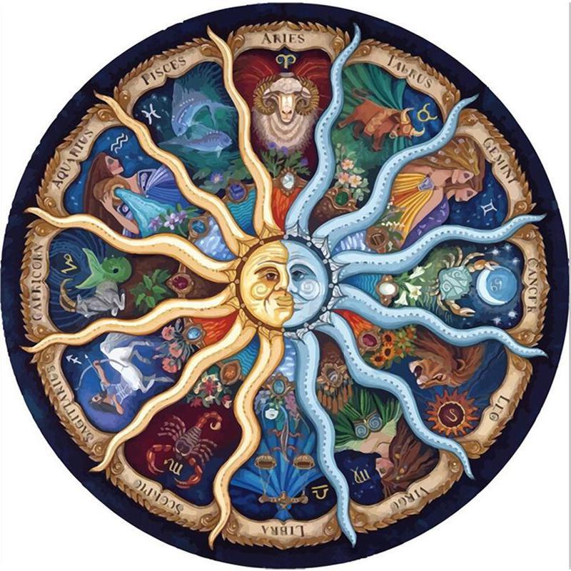 F&S Diamond Painting Store Mandala Zodiac Signs 20x20cm