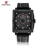 NAVIFORCE Men's Top Brand Luxury Casual Quartz Leather Sports Clock Gift Men's Watch