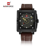 NAVIFORCE Men's Top Brand Luxury Casual Quartz Leather Sports Clock Gift Men's Watch