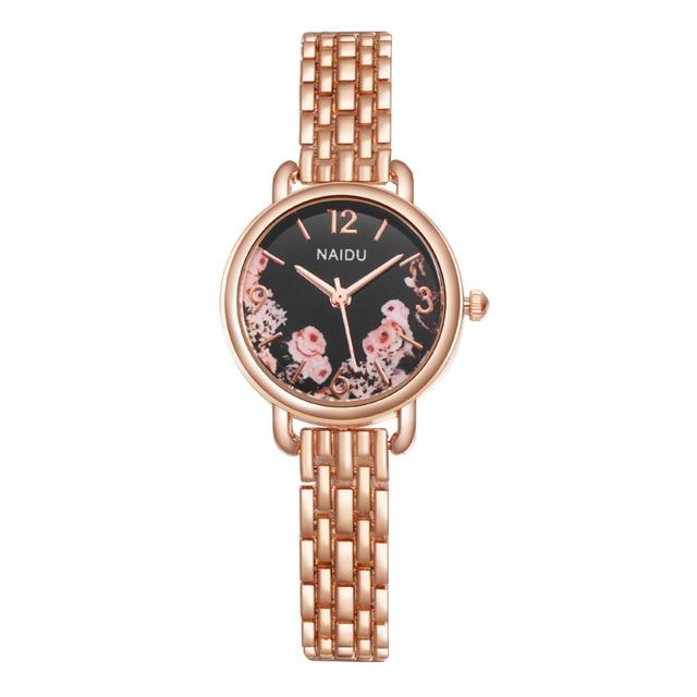 Fashion watch ladies luxury stainless steel quartz ladies watch