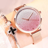 Fashion luxury mesh ladies watch