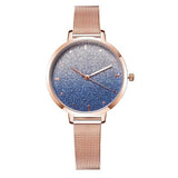Fashion luxury mesh ladies watch