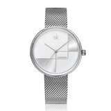 Luxury steel quartz ladies watch