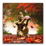 F&S Diamond Painting Store Buddha with Flowers & Butterflies
