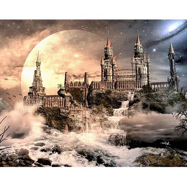 F&S Diamond Painting Store Sea Waves and Castle