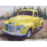 F&S Diamond Painting Store Old Yellow Car