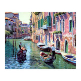 F&S Diamond Painting Store Boat on Water in City